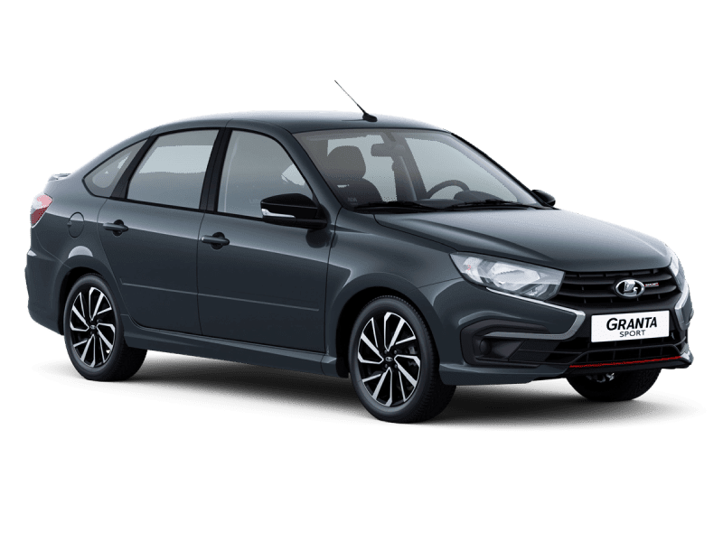 Купить Lada Granta Sport Лифтбек в Туле - СЕРЕБРИСТО-ТЕМНО-СЕРЫЙ "БОРНЕО" (633) - МЕТАЛЛИК