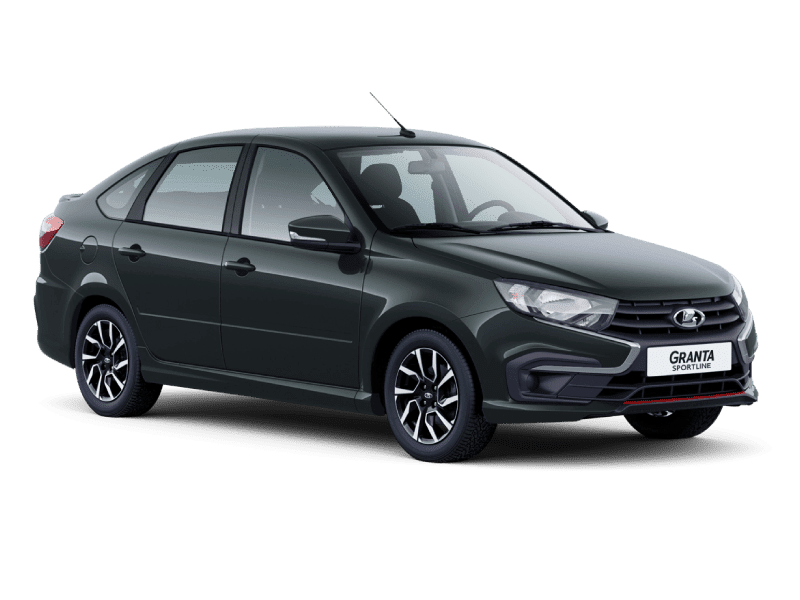 Купить Lada Granta Sportline Лифтбек в Туле - СЕРЕБРИСТО-ТЕМНО-СЕРЫЙ "БОРНЕО" (633) - МЕТАЛЛИК